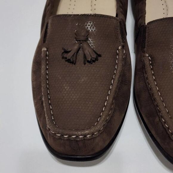 SAS HOPE Slip On Loafer In Bronze Croc Size 10‎ new@@ - Picture 2 of 9